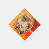 Serviette En Papier Palette Artiste (Coin)