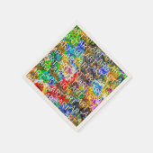 Serviette En Papier Palette de couleurs (Coin)