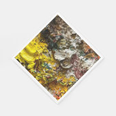 Serviette En Papier Palette de l'artiste #1 (Coin)