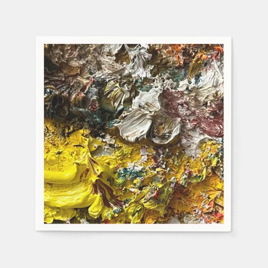 Serviette En Papier Palette de l'artiste #1 (Devant)