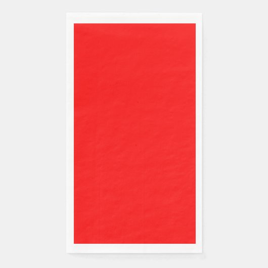 Serviette En Papier Palette rouge araignée (Devant)