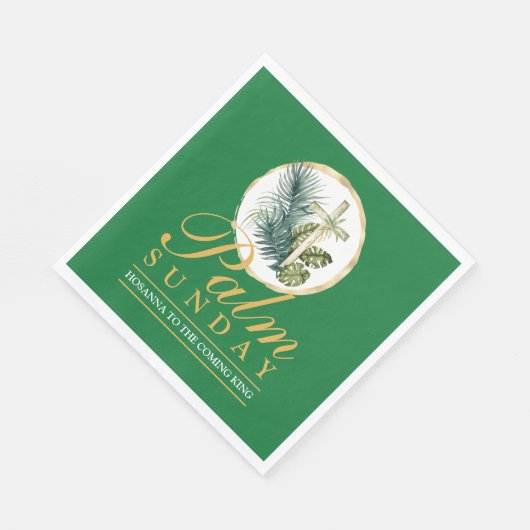 Serviette En Papier Palm Dimanche Sainte Semaine Papier Napkin (Coin)