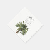 Serviette En Papier Palm Dusty | (Coin)