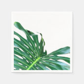 Serviette En Papier Palm Leaf, feuillage tropical, forêt tropicale (Devant)