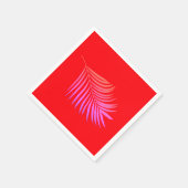 Serviette En Papier Palm Leaf Orange rose Mariage d'études d'anniversa (Coin)