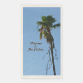 Serviette En Papier Palm Tree contre Blue Sky personnalisable (Devant)