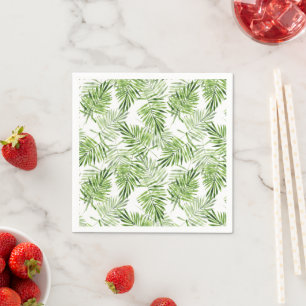 Serviette En Papier Palm vert Feuilles