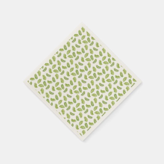 Serviette En Papier Palmas trópicales (Coin)