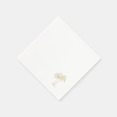 Serviette En Papier Palme d'or (Coin)