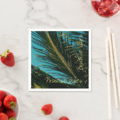 Serviette en papier Palmier à vibrations positives (En situation)