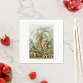 Serviette En Papier Palmier Ernst Haeckel (En situation)