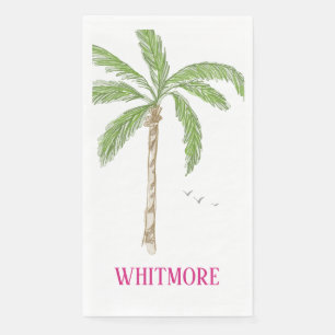 Serviette En Papier Palmier personnalisé de Palm Beach