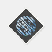 SERVIETTE EN PAPIER PALMIERS (Coin)