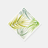 Serviette En Papier Palmiers ombragés (Coin)