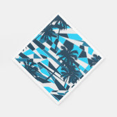 Serviette En Papier palmiers surfs Abstraits (Coin)