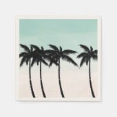 Serviette En Papier Palmiers tropicaux Ombre (Devant)