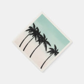 Serviette En Papier Palmiers tropicaux Ombre (Coin)