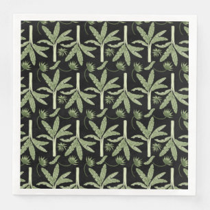 Serviette En Papier palmiers tropicaux sans couture motif