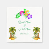 Serviette En Papier Palmiers tropicaux Thunder_Cove (Devant)