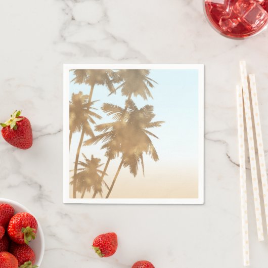 Serviette En Papier Palms Palms ombre Palm Trees (En situation)