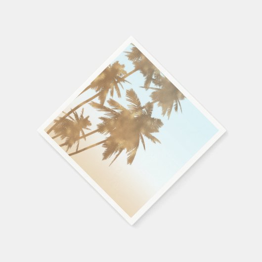 Serviette En Papier Palms Palms ombre Palm Trees (Coin)