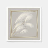 Serviette En Papier Pampa Grass (Devant)