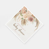 Serviette En Papier Pampas herbe boho baby showers serviettes (Coin)