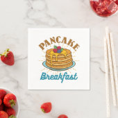 Serviette En Papier Pancake Breakfast Vintage Pancakes Lover (En situation)