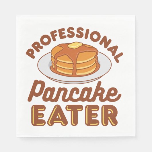 Serviette En Papier Pancake Eater Professionnel (Devant)