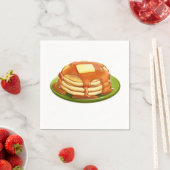 Serviette En Papier Pancakes Papier serviettes (En situation)