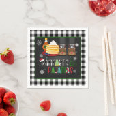 Serviette En Papier Pancakes & Pyjamas Noël Party Napkin - BB (En situation)