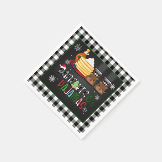 Serviette En Papier Pancakes & Pyjamas Noël Party Napkin - BB (Coin)