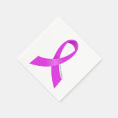 Serviette En Papier Pancreatic Cancer Awareness Ribbon (Coin)