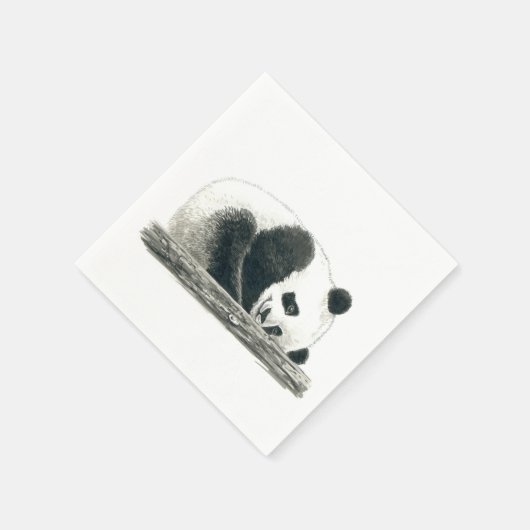 Serviette En Papier Panda (Coin)