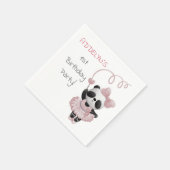 Serviette En Papier Panda Bear Ballerina 1ère fête d'anniversaire (Coin)