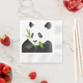 Serviette En Papier Panda Bears (En situation)
