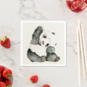 Serviette En Papier Panda bébé | Cute & Furry (En situation)