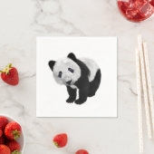Serviette En Papier Panda Cub (En situation)