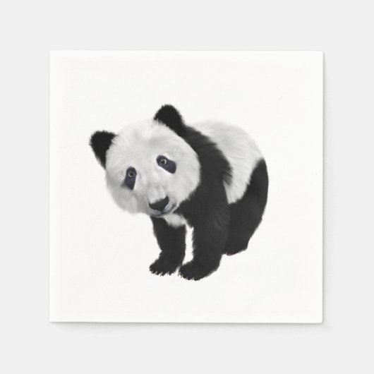 Serviette En Papier Panda Cub (Devant)