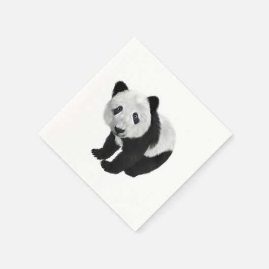Serviette En Papier Panda Cub (Coin)