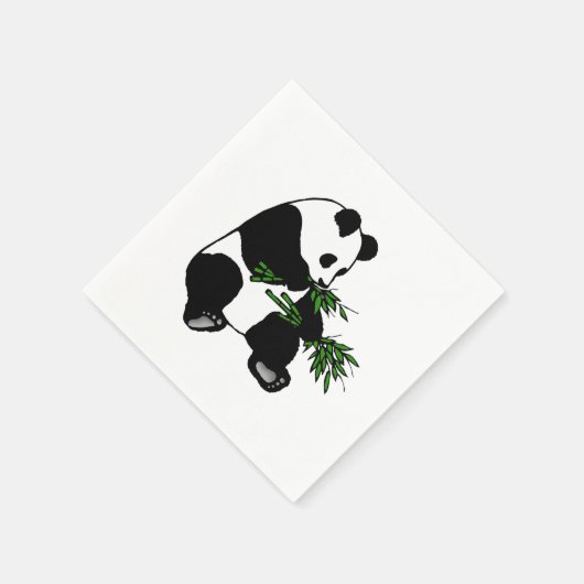 Serviette En Papier Panda géant (Coin)