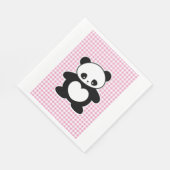 Serviette En Papier Panda Kawaii (Coin)