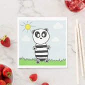 Serviette En Papier Panda Kids (En situation)