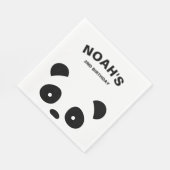 Serviette En Papier Panda Papier serviettes, Panda fête d'anniversaire (Coin)