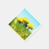 Serviette En Papier Pandelions de printemps (Coin)