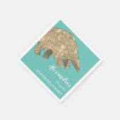 Serviette En Papier Pangolin 6e fête d'anniversaire (Coin)