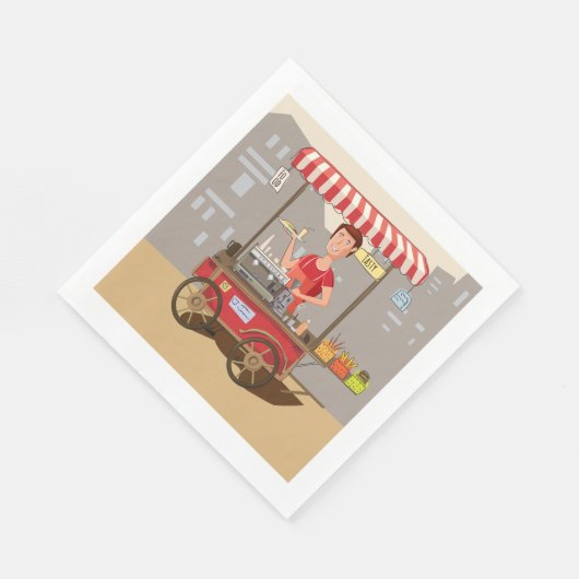 Serviette En Papier Panier alimentaire (Coin)