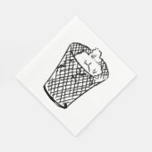 Serviette En Papier Panier de déchets (Coin)