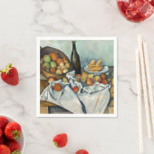 Serviette En Papier Panier de pommes Still Life Cezanne Peinture Art (En situation)