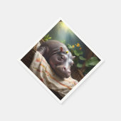 Serviette En Papier **"Panier de rêves : une petite sieste de bébé hip (Coin)